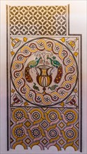 Drawings of mosaics, Grand Masters Palace built in the 14th century by the Johnnite Order, Fortress and Palace for the Grand Master, UNESCO World Heritage Site, Old Town, Rhodes Town, Greece, Europe
