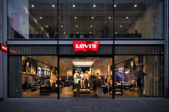 Levis, Levis, department stores' chain, Koenigsstrasse, Stuttgart, Baden-Wuerttemberg, Germany, Europe