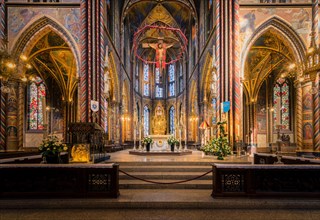 St. Marys Basilica, Basilica of St. Mary, Kevelaer, North Rhine-Westphalia, Germany, Europe