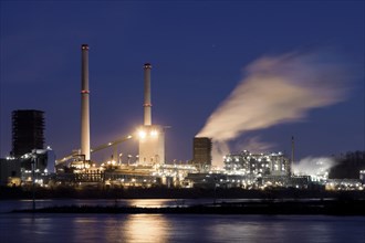 ThyssenKrupp Steel AG, Schwelgern coking plant on the Rhine, Duisburg, North Rhine-Westphalia, Germany, Europe