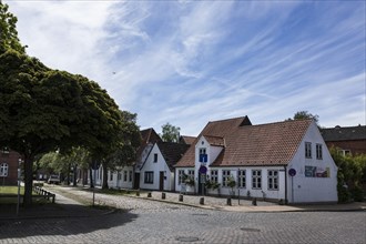 Museum Island Luettenheid in Heide, here the Brahms House or ancestral home of the Brahms family, Heide