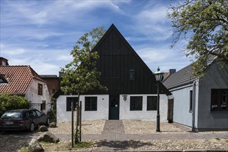 Museum Island Luettenheid in Heide, here the birthplace of the Low German poet Klaus Groth, the Klaus Groth Museum, Heide
