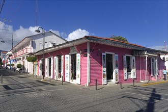 Colonial house in Centro Historico, Old Town of Puerto Plata, Dominican Republic, Caribbean, Central America
