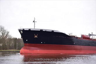 Tanker, tanker Seychelles Prelude in Kiel Canal, Schleswig-Holstein, Germany, Europe