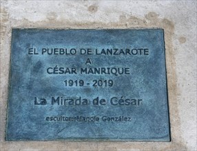 Monument to Cesar Manrique, Arrecife, Lanzarote, Canary Islands, Spain, Europe