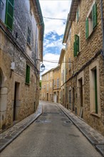Alley with typical stone houses