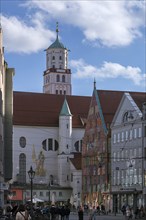 Gable and tower of the Moritz Church