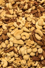 Various untreated nuts
