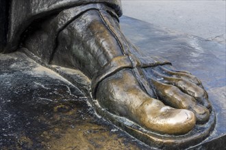 The giant foot of the bronze sculpture of Gregory of Nin and the shiny big toe that brings good luck when touched are the famous attractions of Split