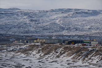 Building of the former US military base in Kangerlussuaq