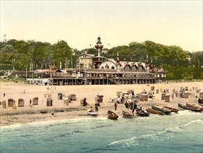 Casino in the seaside resort of Heringsdorf on the Baltic Sea