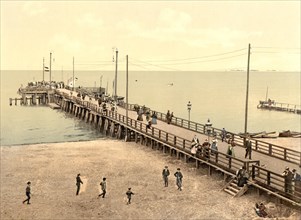 Pier and landing stage in Sopot