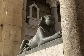 The 3000 year old Egyptian Sphinx is the famous attraction of Split