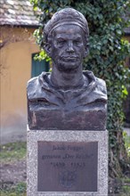 Bust of Jakob Fugger in the settlement he founded