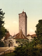 Castle gate in Rothenburg ob der Tauber