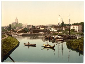 City and harbour of Kleve