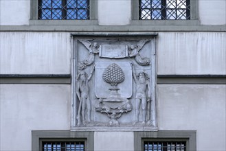 Relief of the Augsburg city coat of arms on the town hall