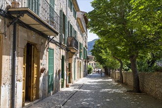 Street with typical stone houses