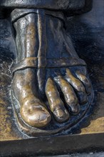 The huge foot of the bronze sculpture of Gregory of Nin and the shiny big toe that brings good luck when touched are the famous attractions of Split