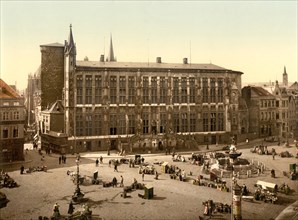 City Hall and Market Place of Aachen