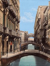 Bridge of Sighs and Palazzo Ducale in Venice