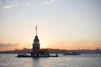 View from Maiden's Tower in evening