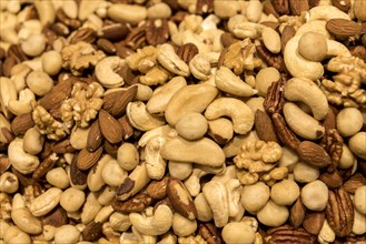 Various untreated nuts