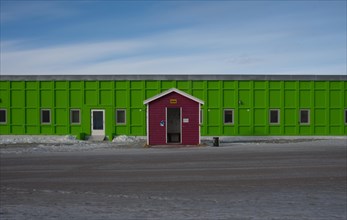 Bus stop and kindergarten in Kangerlussuaq