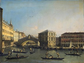 The Grand Canal with the Rialto Bridge and the Fondaco dei Tedeschi