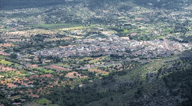 View over the town of Alaro