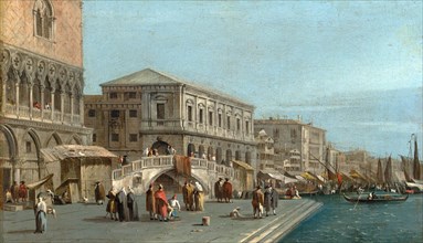 A View of the Mole and the Riva degli Schiavone in Venice