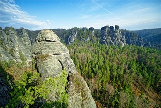 Rock formations at the Bastei