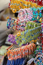 Beautiful colorful beads of bracelet of various type and color