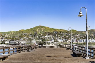 View of Ventura cityscape from Venturas Pier