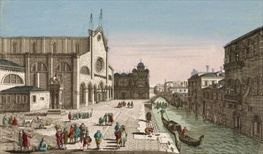 View of the Church of Santi Giovanni e Paolo in Venice