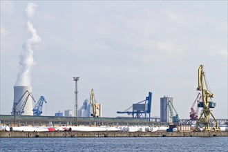 Power station and shipyard