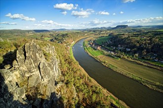 View of the river Elbe