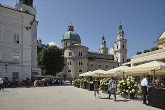 At the cathedral in Salzburg