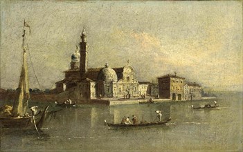 View of the Isola di San Michele in Venice