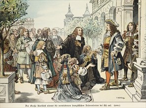 Admission of the expelled French Reformed by the Great Elector in 1686