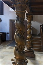 Decorative columns in St Marks Church