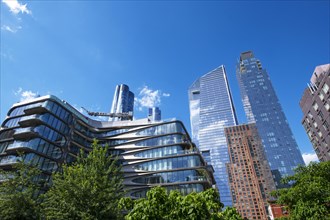 View from the Highline Trail at 520 West 28th Street by Zaha Hadid