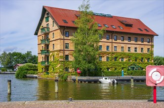 Residential storage at the port and city harbour of Neustrelitz