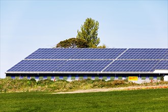 Barn with photovoltaic system