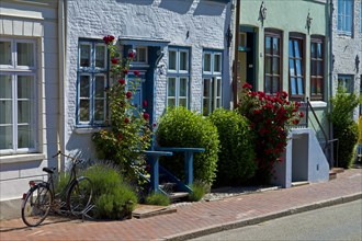 Row of houses at the harbour