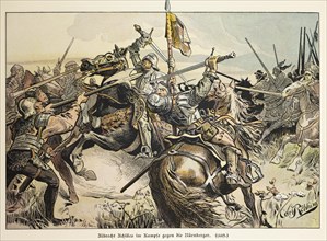 Albrecht Achilles fighting the Nurembergers 1449