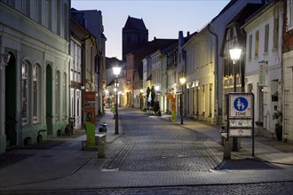 Pedestrian zone in the medieval town centre