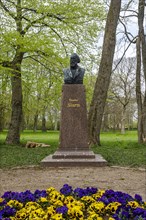 Theodor Storm Monument in Husum Castle Park