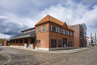 Husum Town Hall at the old inland harbour