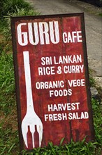 Sign Guru Cafe in Ella